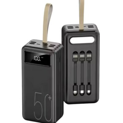 50000mAh Power Bank with Cables
